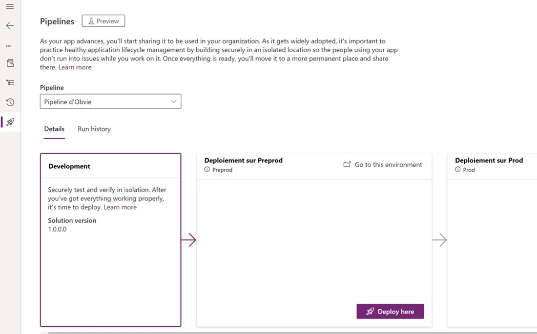 Dashboard Pipeline Power Platform
