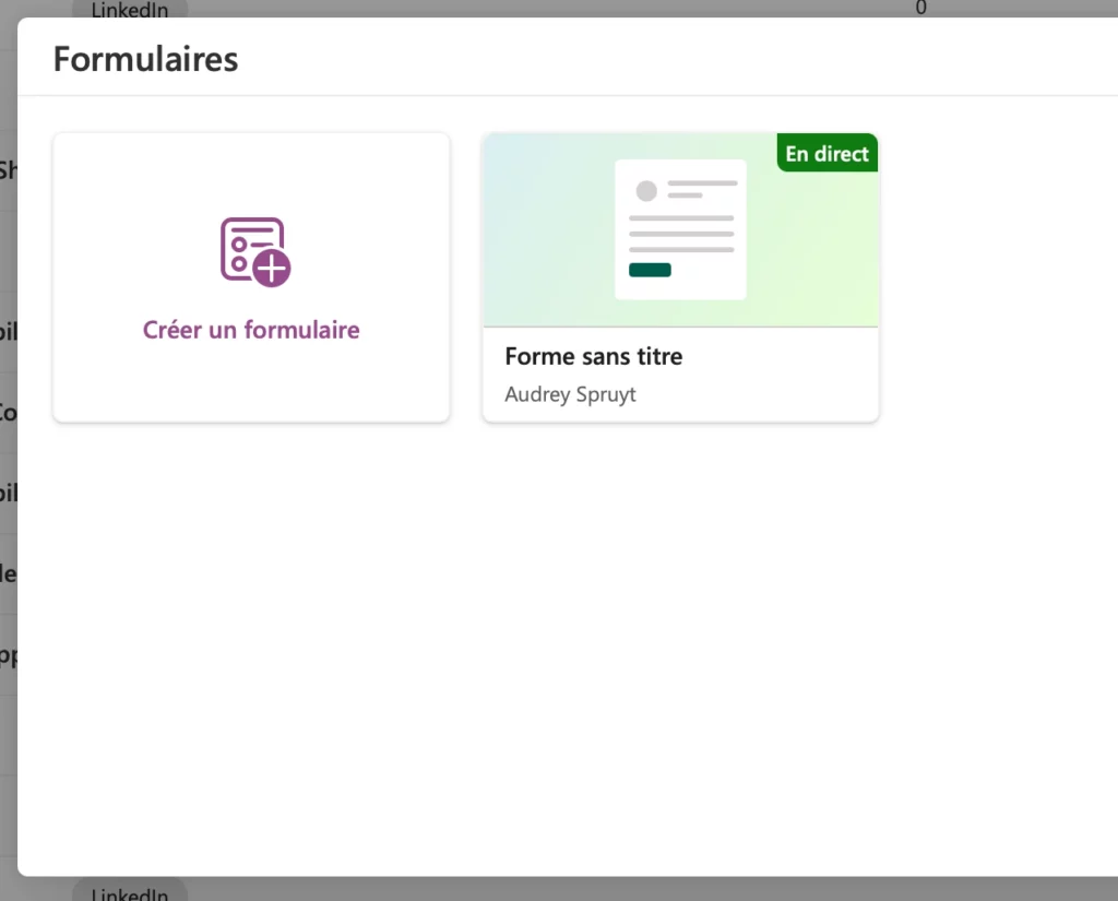 Créer un formulaire rattaché à une liste - Microsoft Lists Excel lequel choisir