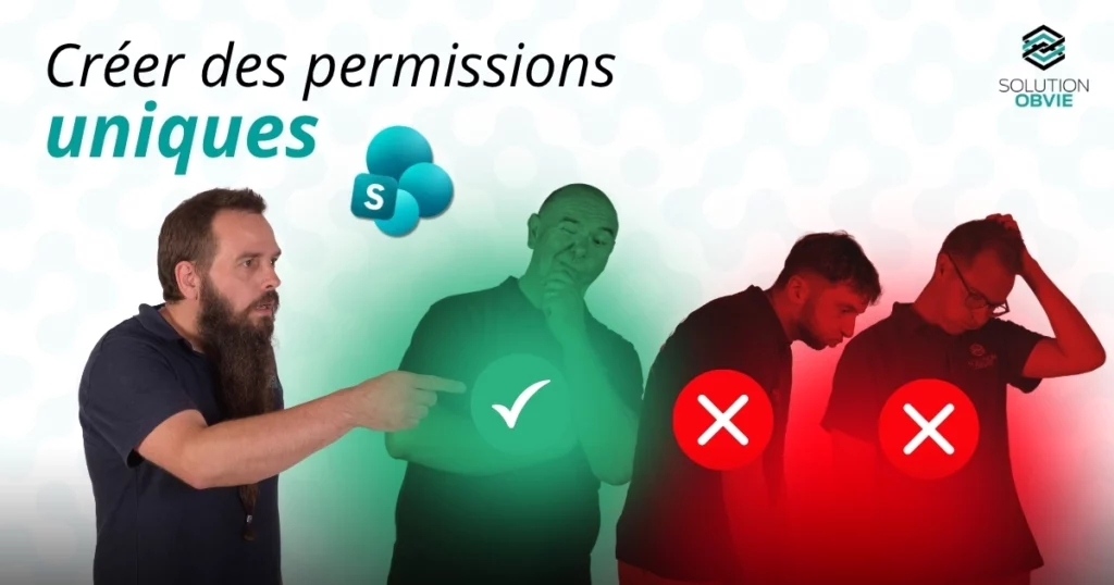 Créer permissions uniques SharePoint