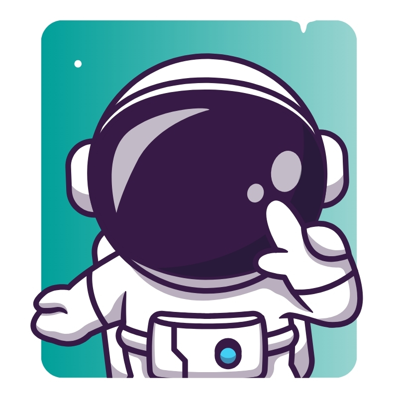 L'engagement - astronaute heureux