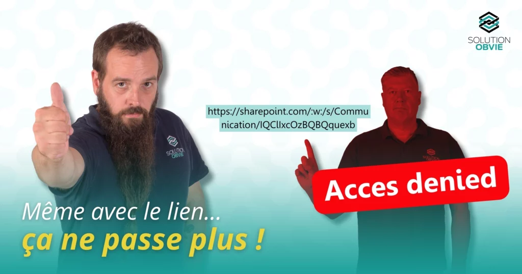prévenir excès partage sharepoint