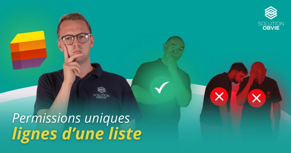 permissions lignes liste SharePoint
