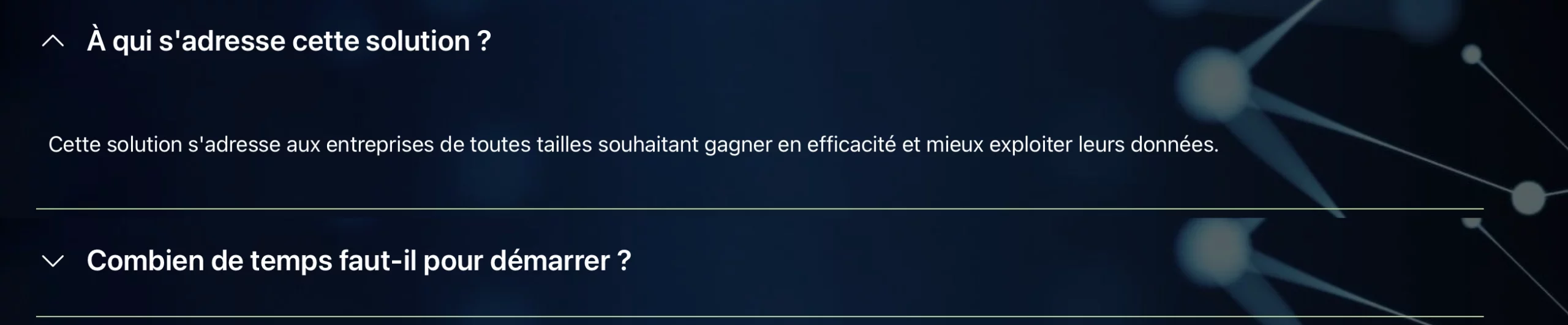 Aperçu des titres réductibles SharePoint - créer une FAQ SharePoint